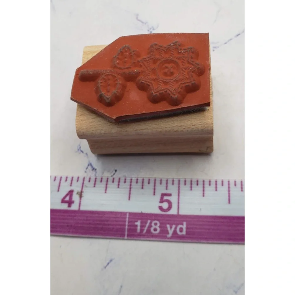 Stampin Up Farmhouse Lot of 5 Vegetables and Plants Wood Mounted Rubber Stamp
